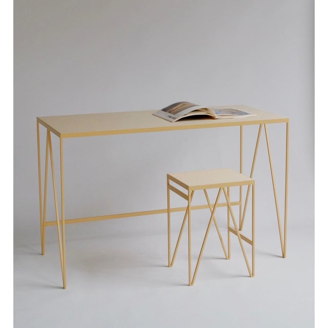 Natural Linoleum Top Desk by &New For Sale - Image 9 of 9