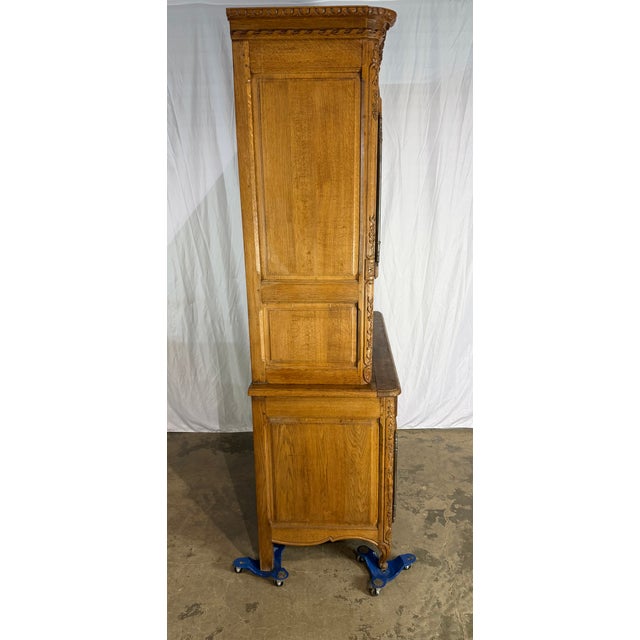 Mid 19th Century 1840’s Antique Carved French Cupboard For Sale - Image 5 of 7