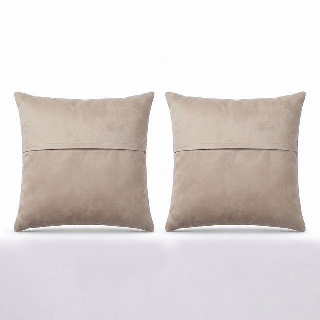 Turkish Kilim Pillow Cover 24'' X 24'' - Set of Two For Sale - Image 4 of 4