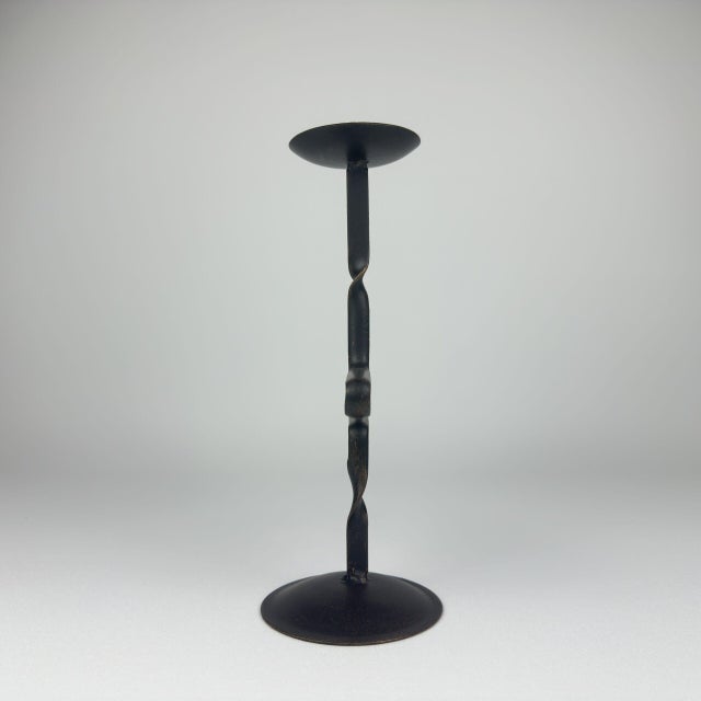 2020s Equinox Candlestick | Handcrafted Geometric Metal Candle Holder for Modern Decor For Sale - Image 5 of 7