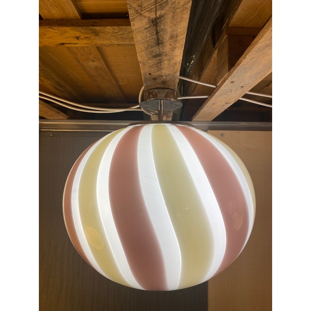 Contemporary Murano swirling MultiColors Chandelier Pendant Metal frame in kromo . A luxury piece of art for contemporary...