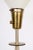 Mid 20th Century Stiffel Tall Tommi Parzinger Style Nickel and Brass Lamp with Milk Glass Shade For Sale - Image 6 of 10