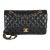 Black Quilted Lambskin Medium Classic Double Flap Bag For Sale