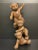 Vintage Carved Solid Wood Three Acrobatic Teddy Bear Sculpture For Sale - Image 11 of 11