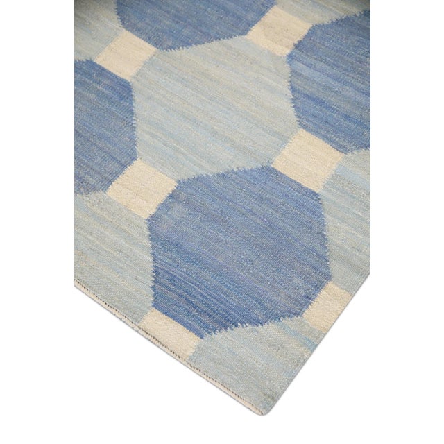 Made to Order Handmade Modern Kilim Runner 2'6" X 17' For Sale - Image 4 of 7