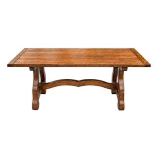 Spanish White Oak Dining Table, Circa 1920–1940 For Sale