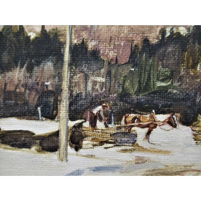 Stuart Main, Hauling Wood, 1998 For Sale - Image 4 of 7