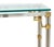 Maison Jansen Maison Jansen Style Chrome Glass Top Console Table For Sale - Image 4 of 6