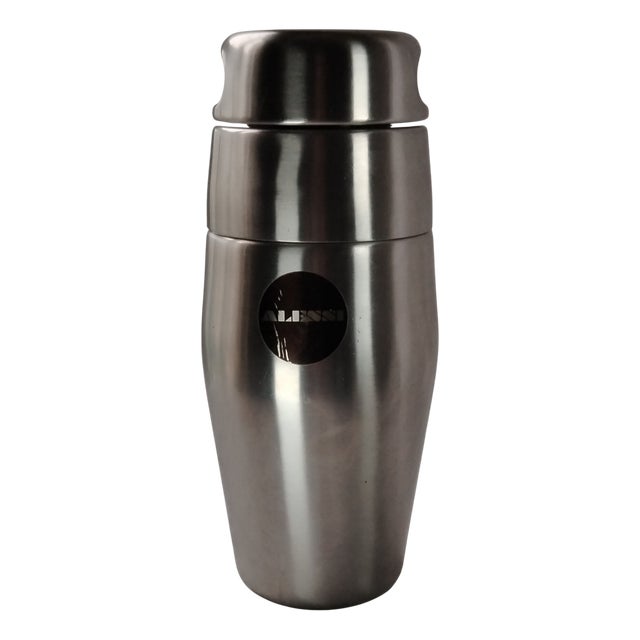 Stainless Steel Cocktail Shaker by Luigi Massoni and Carlo Mazzeri for Alessi, 1970s For Sale