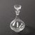 Mid-Century Modern Mid-Century Modernist Sculptural Crystal Decanter With Basin Form Stopper For Sale - Image 3 of 16
