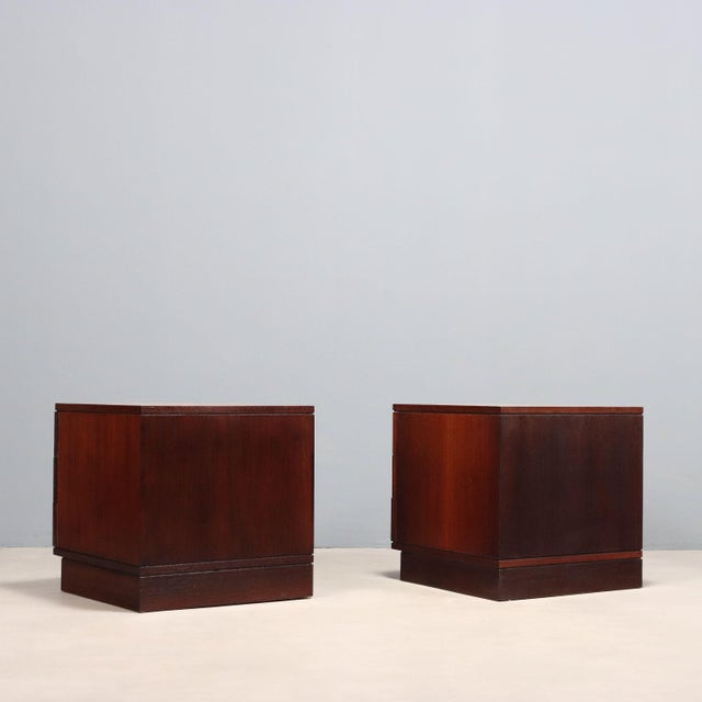 Vintage Bedside Tables by Ico & Luisa Parisi, 1960s, Set of 2 For Sale - Image 9 of 11