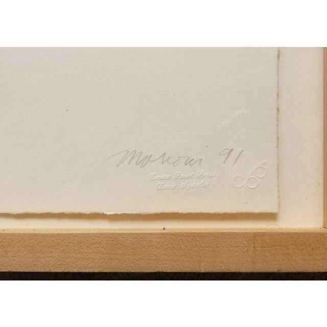 Tom Marioni "Finger Print" Signed and Numbered Color Etching For Sale In San Francisco - Image 6 of 11
