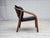 Danish Armchair in Rattan and Black Leatherette, 1970s For Sale - Image 9 of 18