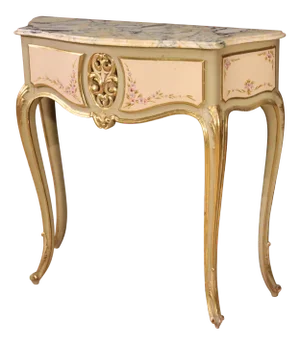 Mid-20th Century Italian Lacquered Console, 1960s