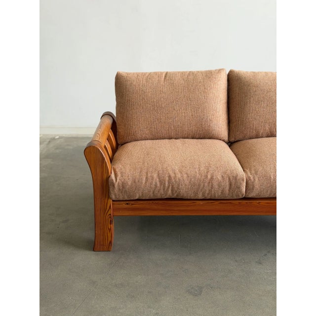 Mid 20th Century Pine Loveseat Sofa For Sale - Image 14 of 15