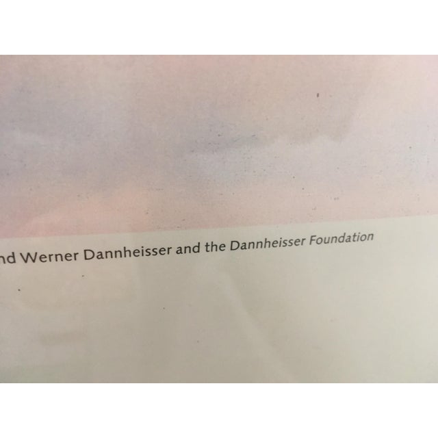 Vintage "Rothko 1903-1970 Retrospective" Silver Finish Metal Framed Exhibition Poster, 1949 For Sale - Image 9 of 13