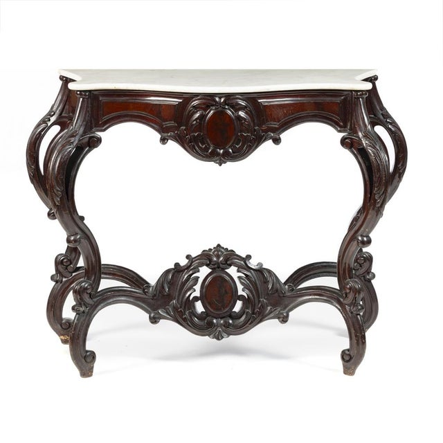 Brown 19th Century Romantic Console For Sale - Image 8 of 8