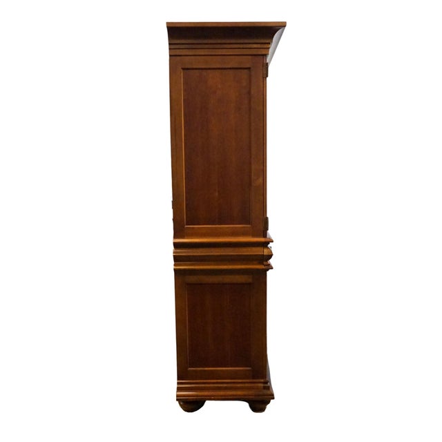 Stanley Furniture Solid Cherry Contemporary Traditional 51" Tv Media Armoire 232-13-14 For Sale - Image 16 of 17