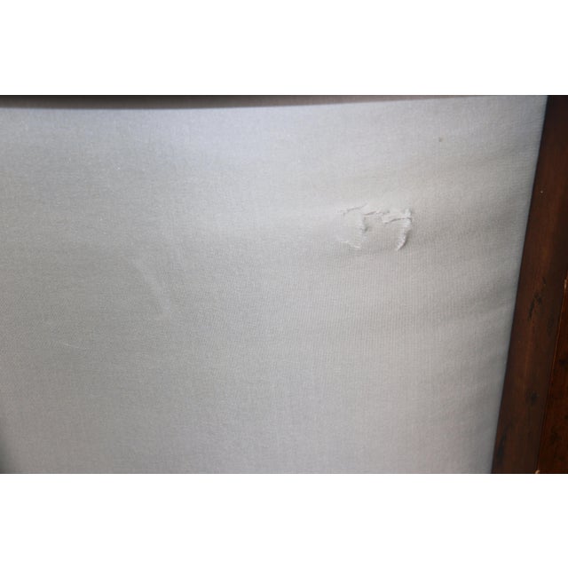 French Louis XVI Bergere Chair in Walnut by Rudolph & Hein of New York For Sale - Image 10 of 11