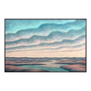 1980s Scott Nellis "River Cloud Series" Hand Signed Original Pastel Drawing