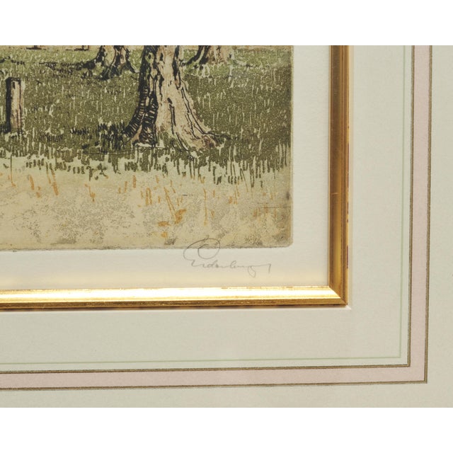 Set of 3 Josef Eidenberger Williamsburg Architectural Etchings 1977 For Sale - Image 9 of 18