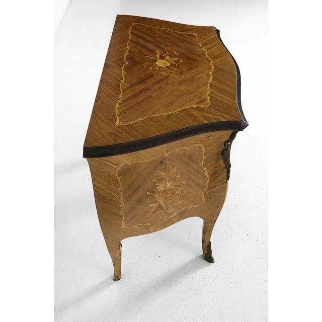 Early 20th Century Early 20th Century Fine French Louis Style Inlaid Chest For Sale - Image 5 of 15
