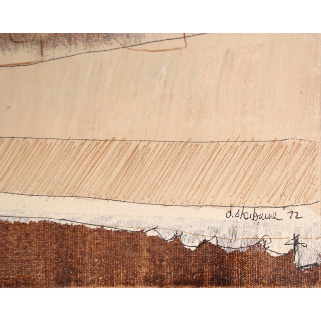 Abstract Expressionism The Letter R - Abstract Composition David C. Sherburne by David Sherburne For Sale - Image 3 of 4