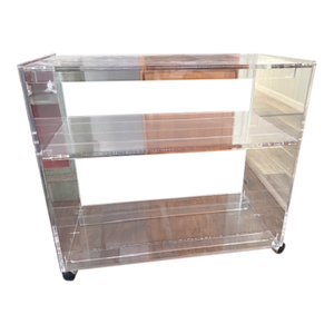 1970s Akko Modern Acrylic Serving Cart