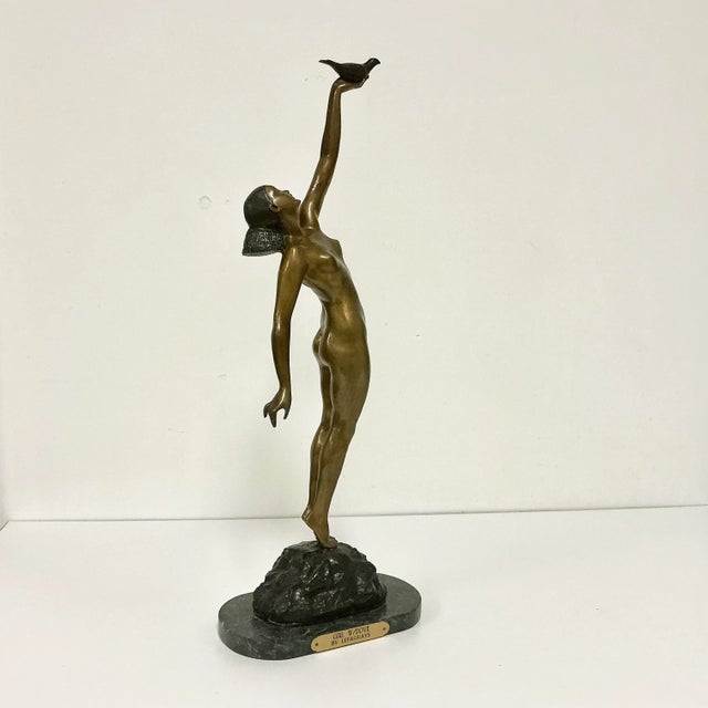 Vintage Home is pleased to present this Pierre Le Faguays (1892-1962) bronze Art Deco Sculpture from the Susse Fre’res...