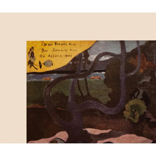 1950s After "Where Are We Going?" by Paul Gauguin, Boho Chic First Edition Full-Color Print For Sale - Image 4 of 11