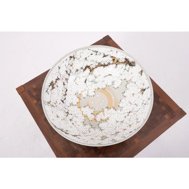 Hand-Painted Japanese Ceramic Bowl For Sale - Image 8 of 17