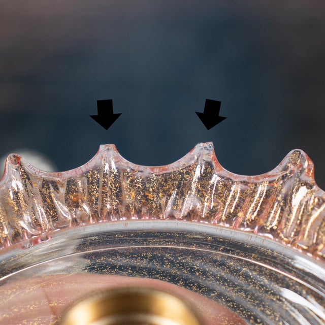 Mid 20th Century Vintage Ca’ Rezzonico Style Pink Gold‑Infused Murano Chandelier, in the Manner of Giuseppe Briati For Sale - Image 5 of 18