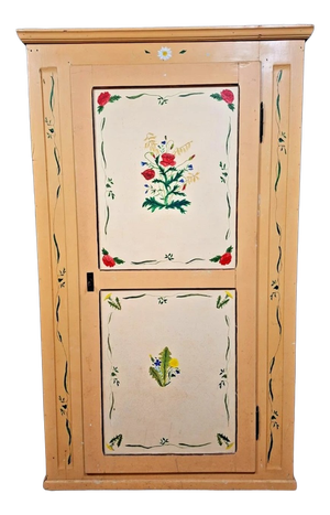 Traditional Folk Cabinet in Wood