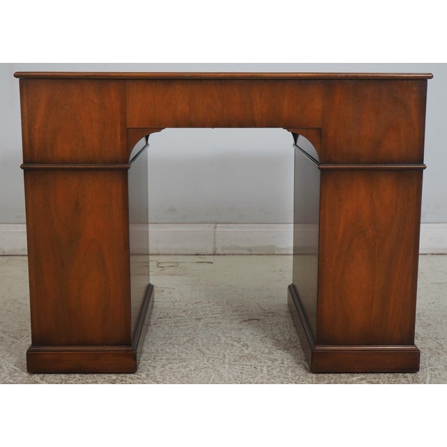 Kittinger Leather Top Small English Style Mahogany Desk For Sale - Image 16 of 18