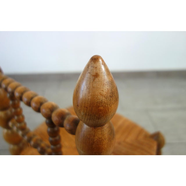 Mid-Century Modern Vintage French Side Chair by Charles Dudouyt For Sale - Image 3 of 17