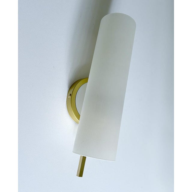 Vintage Glass Sconce from Hillebrand Leuchten, 1950s For Sale - Image 13 of 15