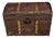 Antique Travel Trunk in Wood, 1890s For Sale
