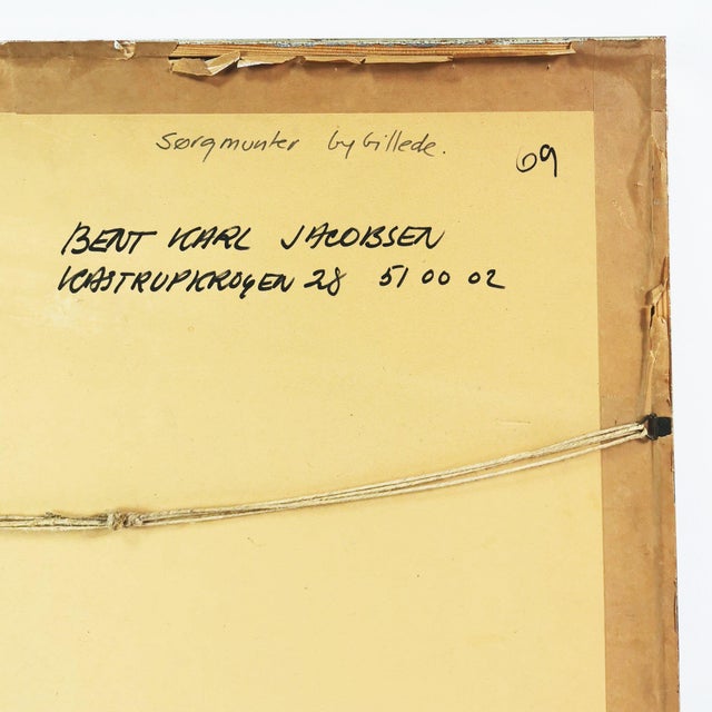 Bent Karl Jacobsen, Surrealist Composition, 1970s, Mixed Media on Paper For Sale - Image 15 of 17