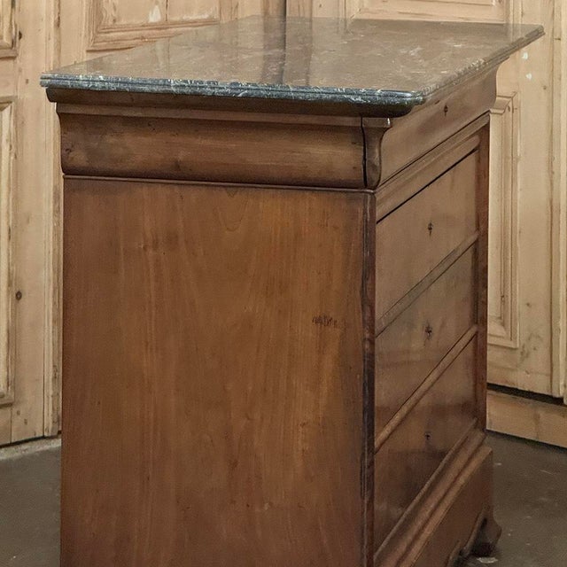 19th Century French Louis Philippe Marble Top Commode by Georges Guerin of Paris For Sale - Image 13 of 18