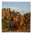 Stations of the Cross Jesus Falls Under the Cross (Third Station), 1800s, Oil Painting on Canvas For Sale