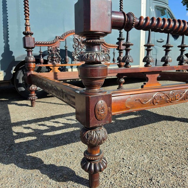Anglo-Indian Four Poster Bed, 1920s For Sale - Image 3 of 15