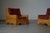 Rustic Rustic Oak Lounge Chairs, France, 1960s, Set of 2 For Sale - Image 3 of 14