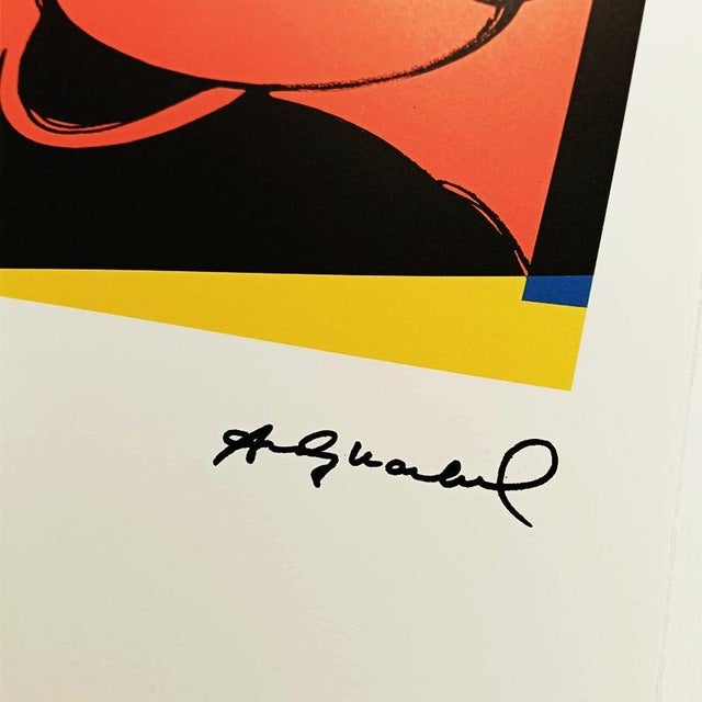 Mid-Century Modern After Andy Warhol, Mickey Mouse, 1980s, Lithograph For Sale - Image 3 of 7