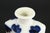 White 19th C. Old Paris Porcelain Perfume Vanity Bottle Blue & White Flowers & Gold For Sale - Image 8 of 11