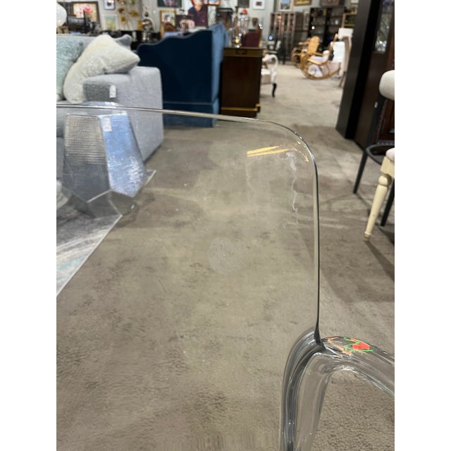 Early 21st Century Casprini X Marcello Ziliani Clear Acrylic Tiffany Chair For Sale - Image 5 of 8