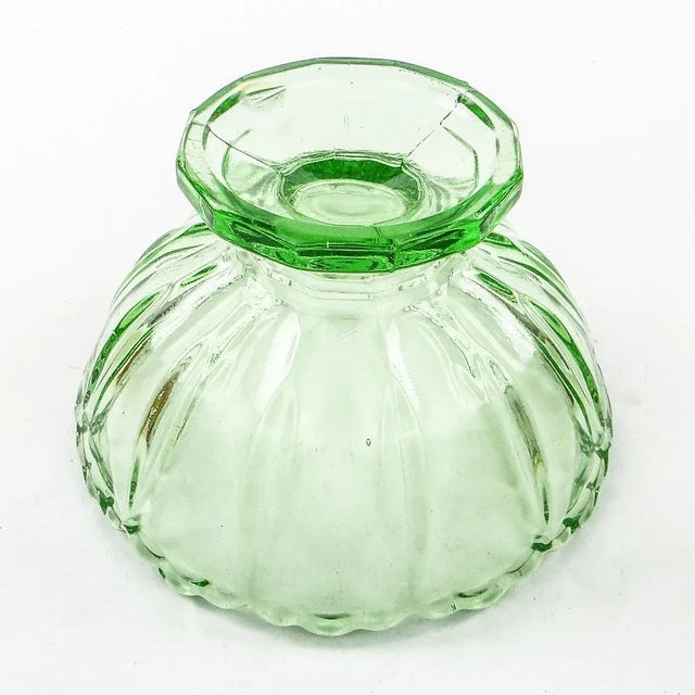 1950s Footed Ring Bowl from Ząbkowice Glassworks, 1950s For Sale - Image 5 of 10