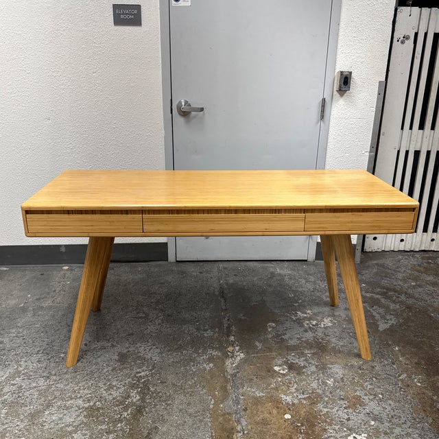 Design Plus Gallery presents a Currant Writing Desk by Greenington. Constructed from solid Moso bamboo, this contemporary...