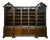 Gillows Carved Mahogany Library Bookcase For Sale