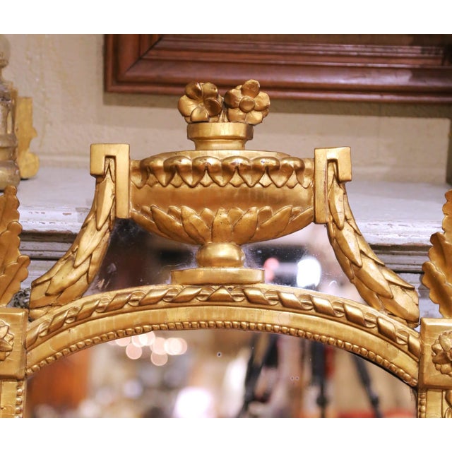This refined antique French mirror was crafted in southern France circa 1780, and exemplifies the elegant restraint of the...