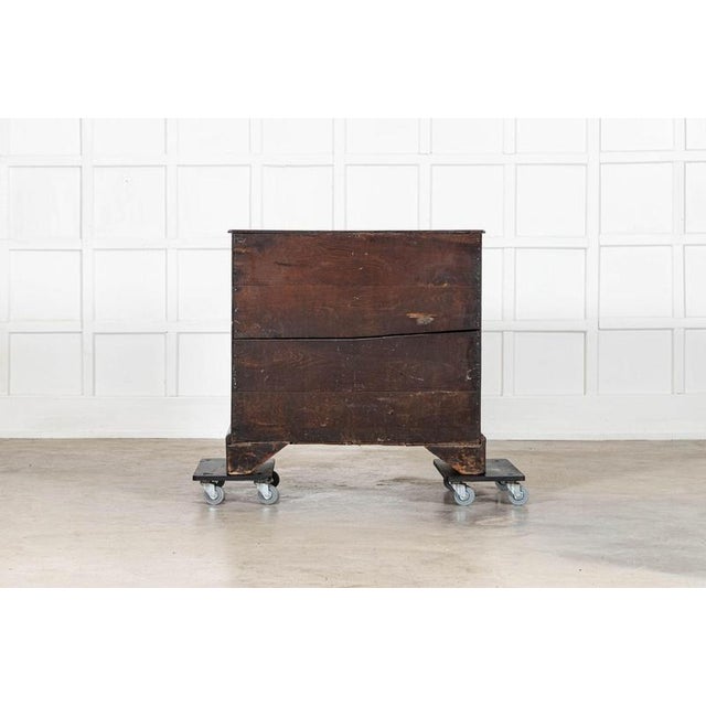 Antique English Oak Chest Drawers, 1780 For Sale - Image 6 of 15
